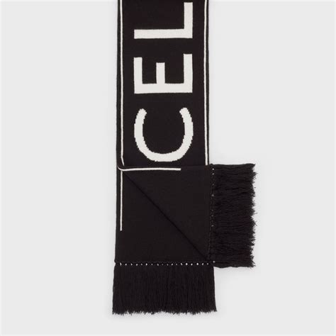 celine paris scarf classic|celine scarf wool.